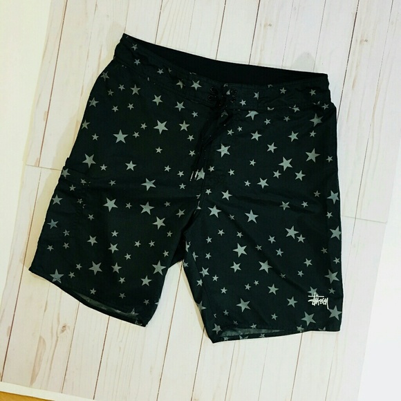 Stussy RARE Star print Board shorts - Picture 1 of 6